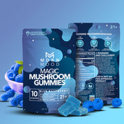 MDRN MOOD Magic Mushroom Gummies - Blue Raspberry