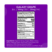 MDRN MOOD Galaxy Grape 50mg CBD / 25mg THC (2ct)