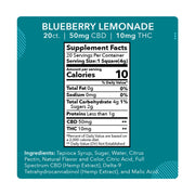 Blueberry Lemonade - 50mg CBD / 10mg THC (20ct)